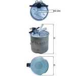 Mahle Yakıt Filtresi – KL440/37 / OEM 16400EC00C