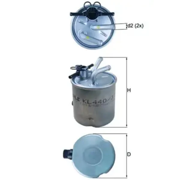 Mahle Yakıt Filtresi – KL440/37 / OEM 16400EC00C