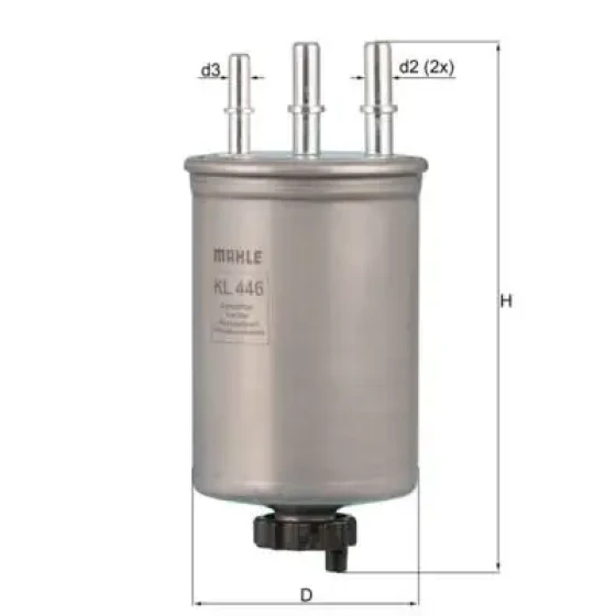 Mahle Yakıt Filtresi – KL446 ürün görseli