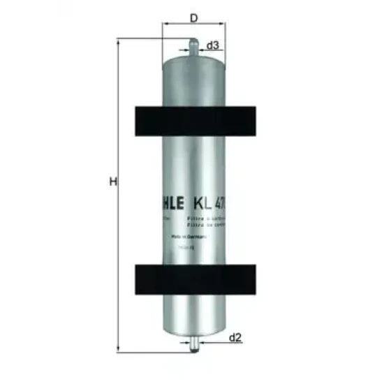 Mahle Yakıt Filtresi – KL478 / OEM 13327794549 ürün görseli