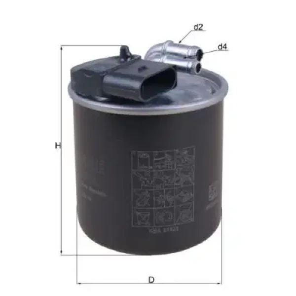 Mahle Yakıt Filtresi – KL914 / OEM A6510903152