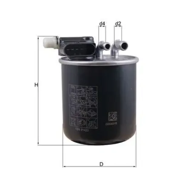Mahle Yakıt Filtresi – KL948 / OEM A642 090 6552