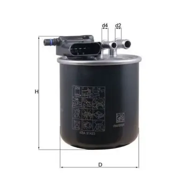 Mahle Yakıt Filtresi – KL949 / OEM A6420906352
