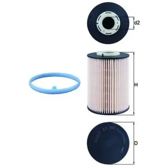 Mahle Yakıt Filtresi – KX393D ürün görseli
