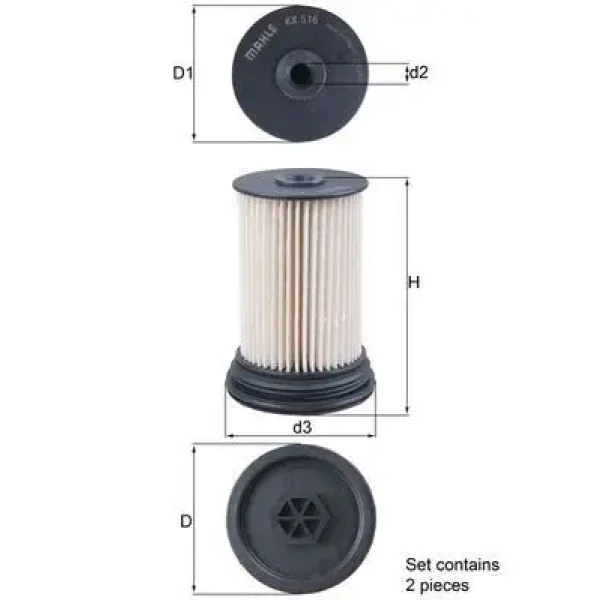 Mahle Yakıt Filtresi – KX516/S