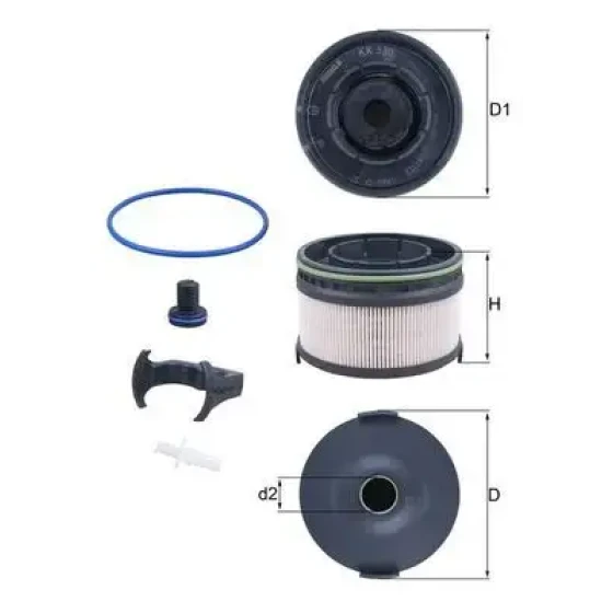 Mahle Yakıt Filtresi – KX533KIT / OEM A6540900252 ürün görseli