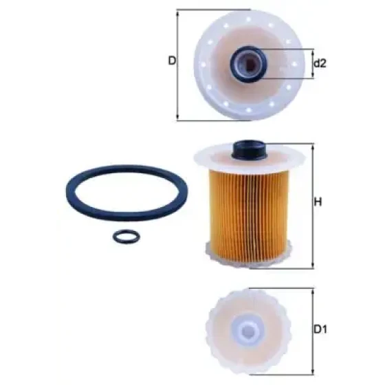 Mahle Yakıt Filtresi – KX81D ürün görseli
