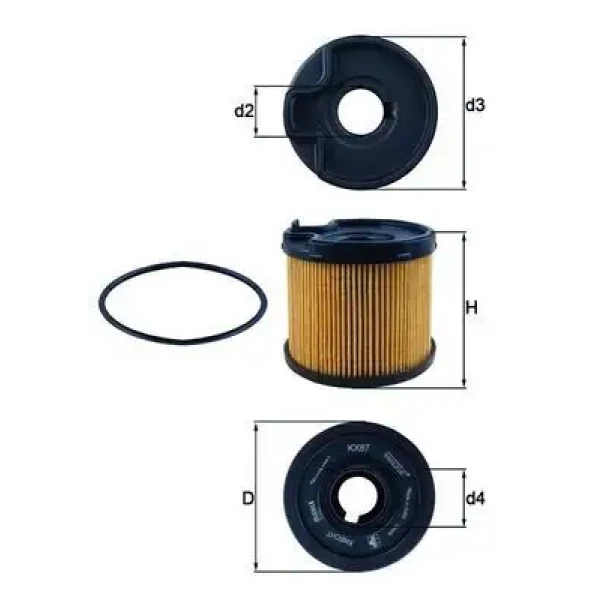 Mahle Yakıt Filtresi – KX87D