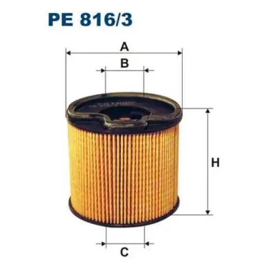 Filtron Yakıt Filtresi – PE816/3 ürün görseli