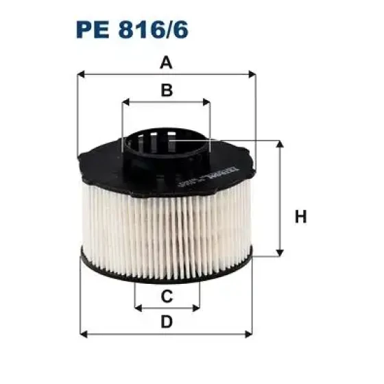 Filtron Yakıt Filtresi – PE816/6 ürün görseli