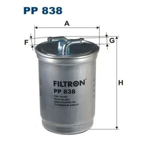 Filtron Yakıt Filtresi – PP838/5