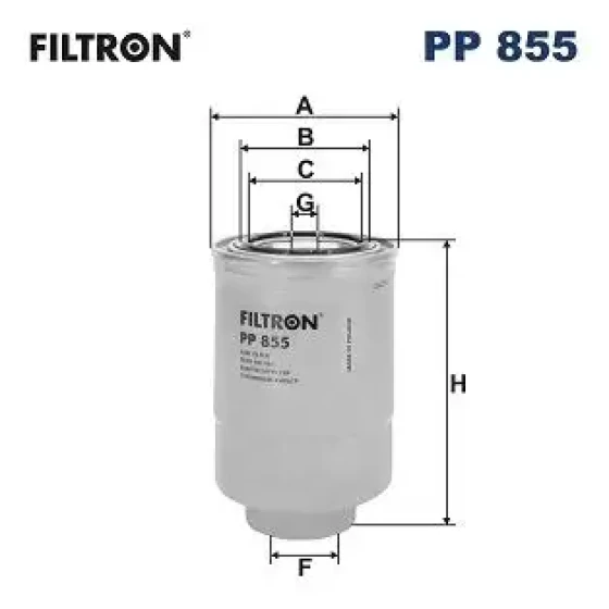 Filtron Yakıt Filtresi – PP855/1 / OEM 2339026160 ürün görseli
