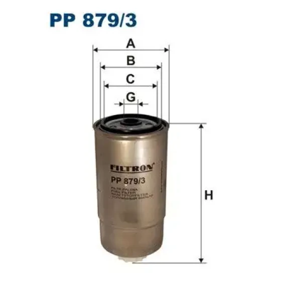 Filtron Yakıt Filtresi – PP879/3 ürün görseli