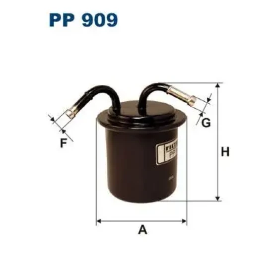 Filtron Yakıt Filtresi – PP909 ürün görseli