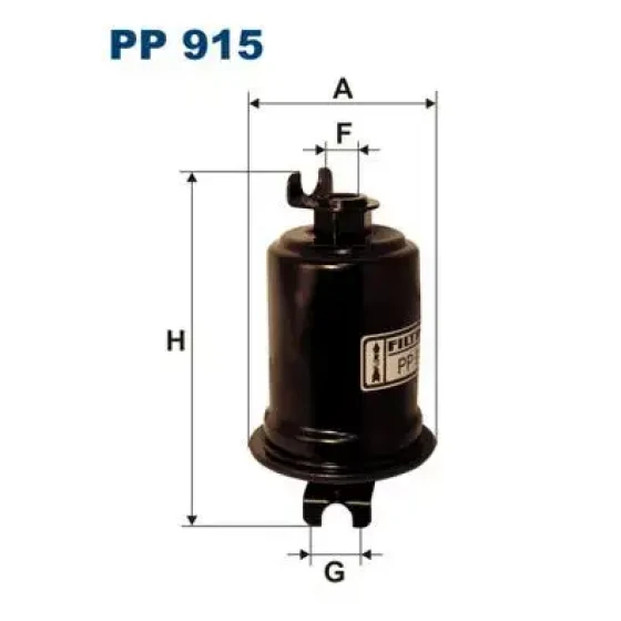 Filtron Yakıt Filtresi – PP915 ürün görseli