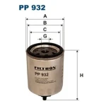 Filtron Yakıt Filtresi – PP932/1 / OEM 8624522
