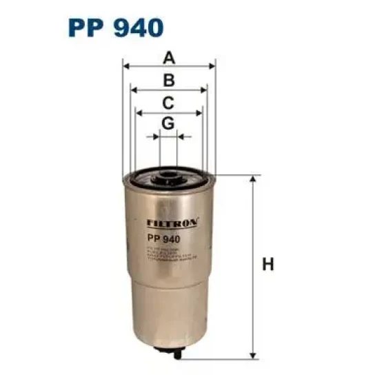 Filtron Yakıt Filtresi – PP940/2 ürün görseli