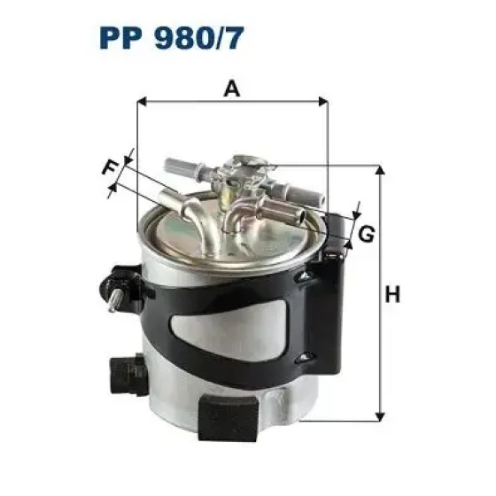 Filtron Yakıt Filtresi – PP980/7 ürün görseli
