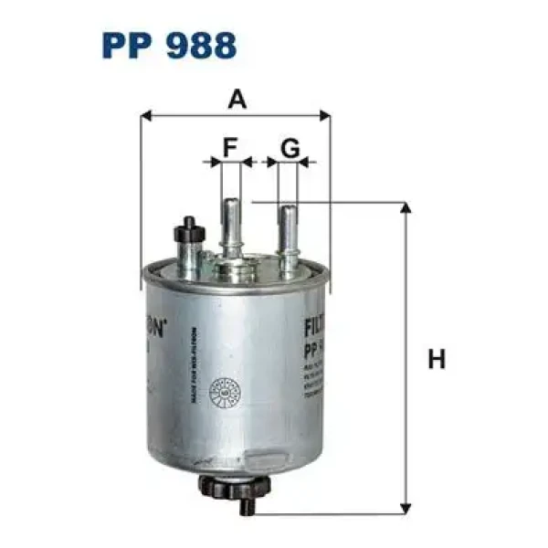 Filtron Yakıt Filtresi – PP988/4