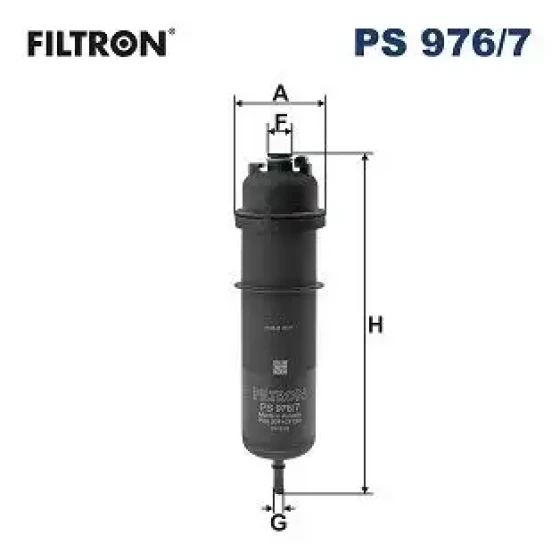 Filtron Yakıt Filtresi – PS976/7 ürün görseli