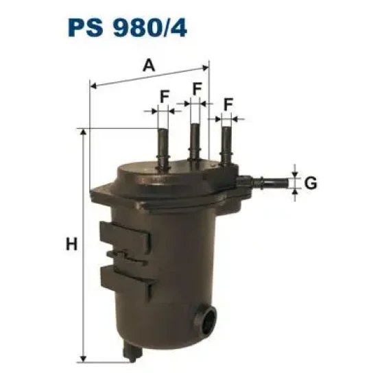 Filtron Yakıt Filtresi – PS980/4 ürün görseli
