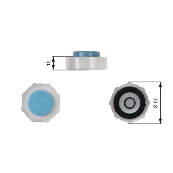 Gates Yedek Su Depo Kapağı – RC221 / OEM 7700808837