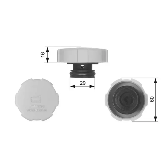 Gates Yedek Su Depo Kapağı – RC231 ürün görseli
