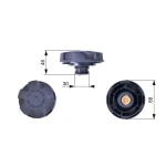 Gates Yedek Su Depo Kapağı – RC241 / OEM 17117639020