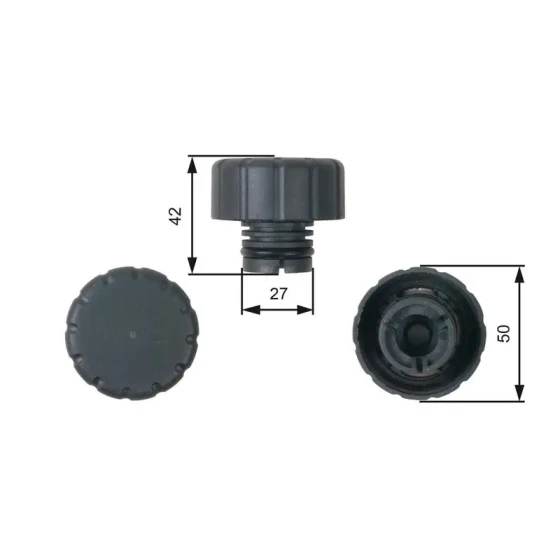 Gates Yedek Su Depo Kapağı – RC244 / OEM A1695010015 ürün görseli