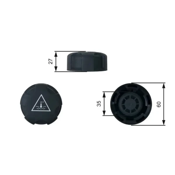 Gates Yedek Su Depo Kapağı – RC247 / OEM 17132754264