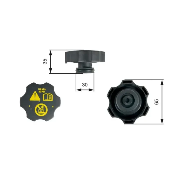 Gates Yedek Su Depo Kapağı – RC249 ürün görseli