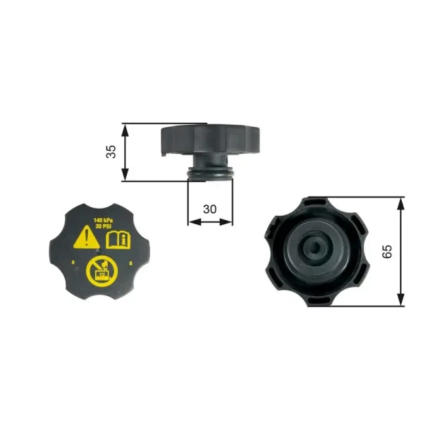 Gates Yedek Su Depo Kapağı – RC249