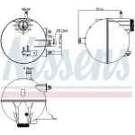 Nissens Yedek Su Deposu – 996295 / OEM A1695000149