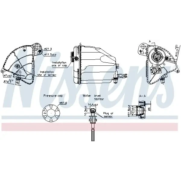 Nissens Yedek Su Deposu – 996358 / OEM 17137647283