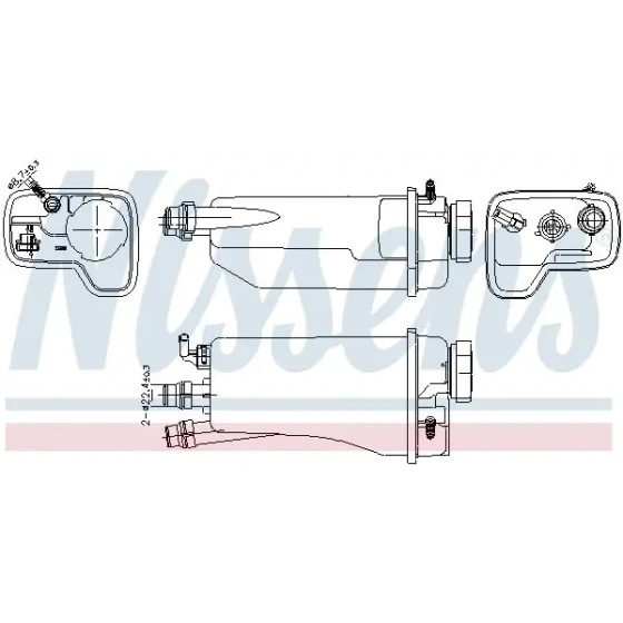 Nissens Yedek Su Deposu – 996361 / OEM 17111436381 ürün görseli