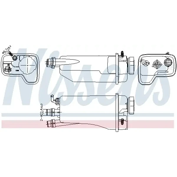 Nissens Yedek Su Deposu – 996361 / OEM 17111436381