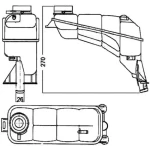 Mahle Yedek Su Deposu – CRT117000S / OEM 2105000549