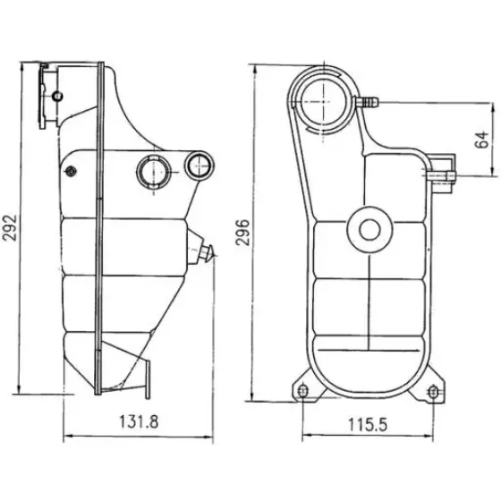 Mahle Yedek Su Deposu – CRT119000S / OEM A1245001749 ürün görseli