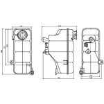 Mahle Yedek Su Deposu – CRT123000S / OEM A2025000249