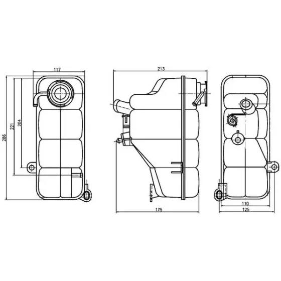 Mahle Yedek Su Deposu – CRT123000S / OEM A2025000249 ürün görseli