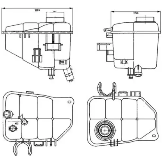 Mahle Yedek Su Deposu – CRT126000S / OEM A2035000049 ürün görseli