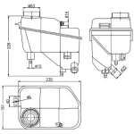 Mahle Yedek Su Deposu – CRT202000S / OEM A2115000049