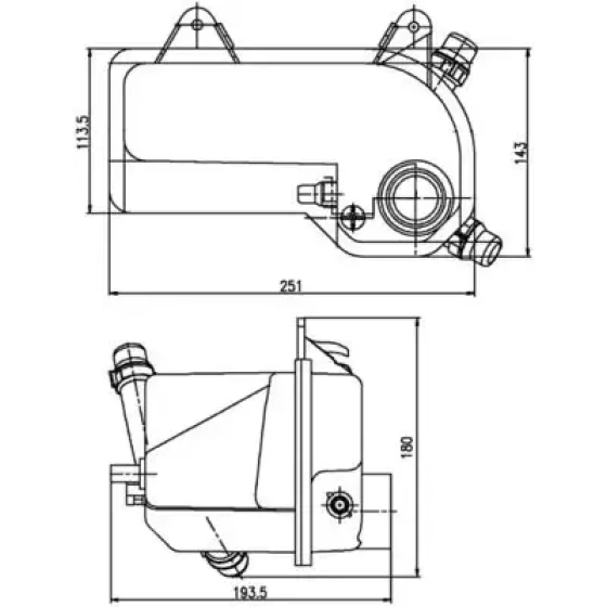 Mahle Yedek Su Deposu – CRT204000S / OEM 17107514964 ürün görseli