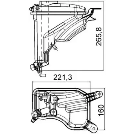 Mahle Yedek Su Deposu – CRT207000S ürün görseli