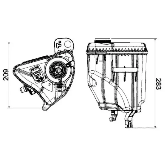 Mahle Yedek Su Deposu – CRT3000S / OEM 17137647283 ürün görseli