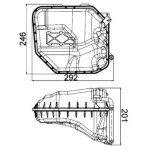 Mahle Yedek Su Deposu – CRT9000S